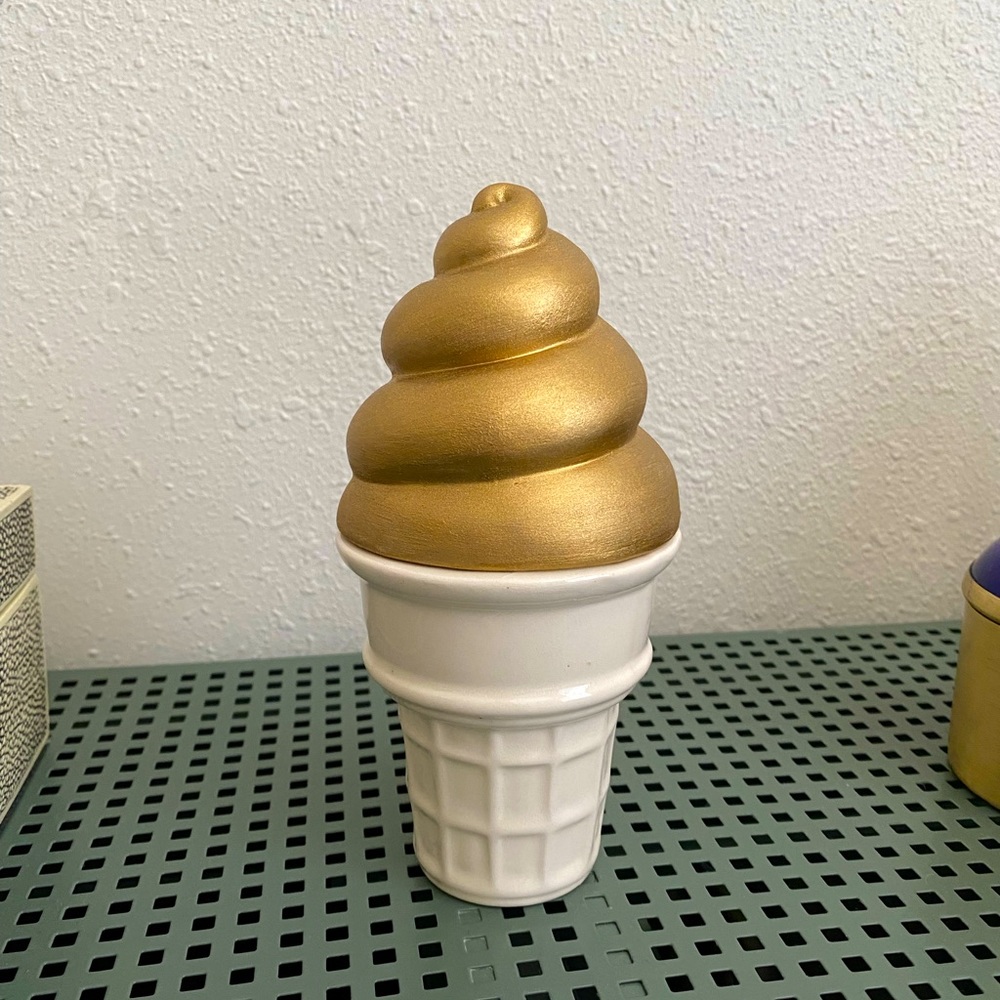 Soft Serve Ice Cream Cone Decor